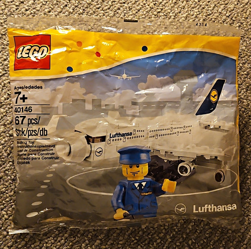 Lego lufthansa plane polybag - lego,