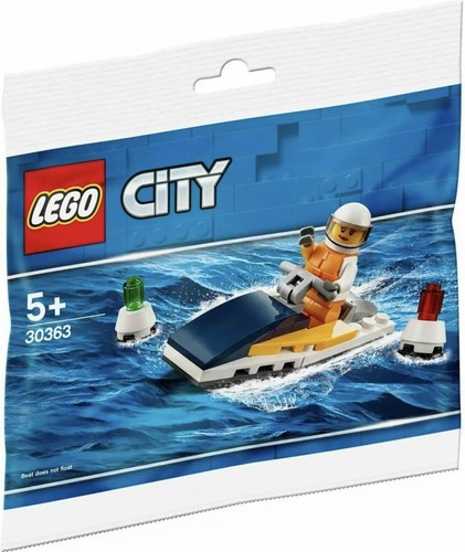 Lego city rennboot polybag - city,