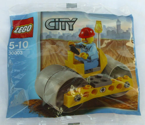 Lego city 30003 dampfwalze - lego,