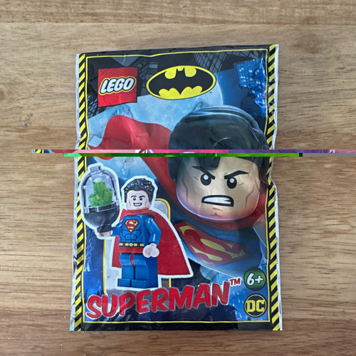 Lego minifigur superman - dc,