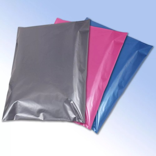 Versandtaschen grau rosa blau